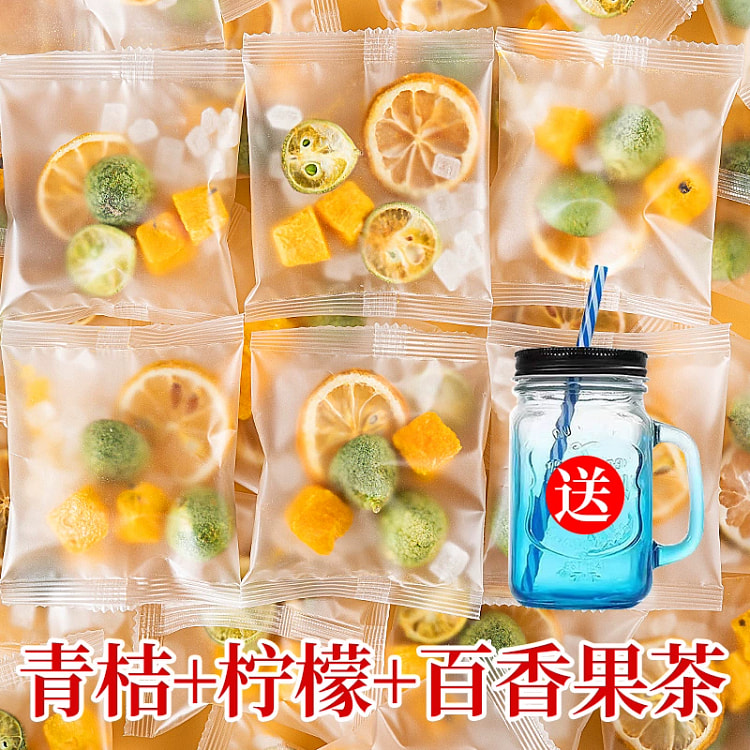 金桔柠檬百香果茶冻干速溶茶包10g*30包