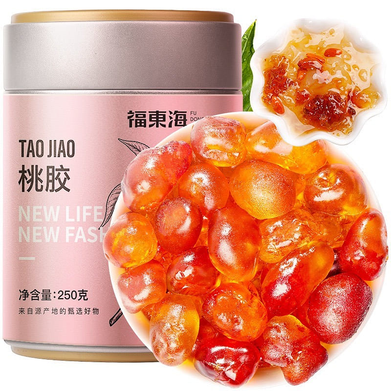 Fudonghai peach gum dry goods 250g 1 can