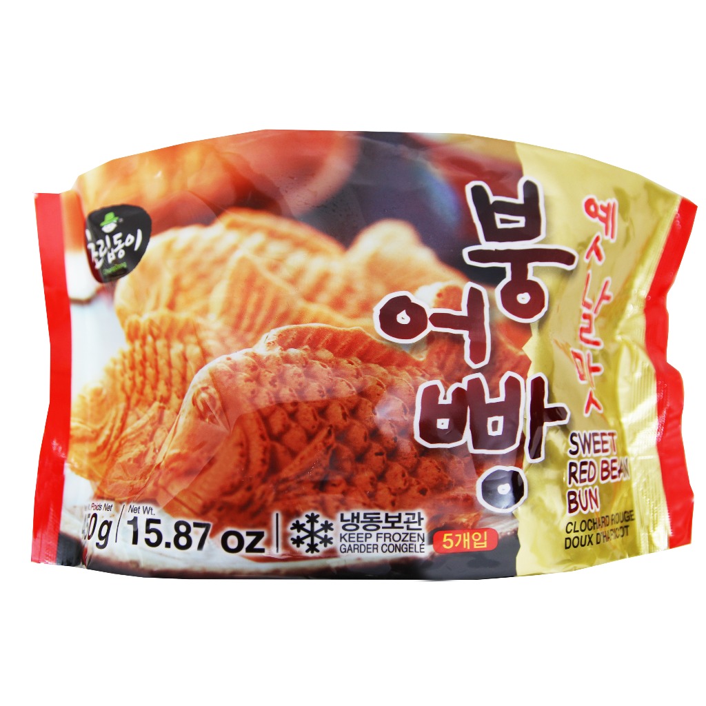 Get Choripdong Taiyaki Sweet Red Bean Bun 5pcs, Frozen