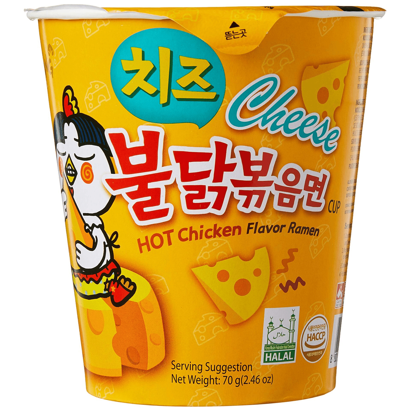 Samyang Buldak Ramen, Cheese Hot Chicken Flavor 1 count ( Cup ) 1 each