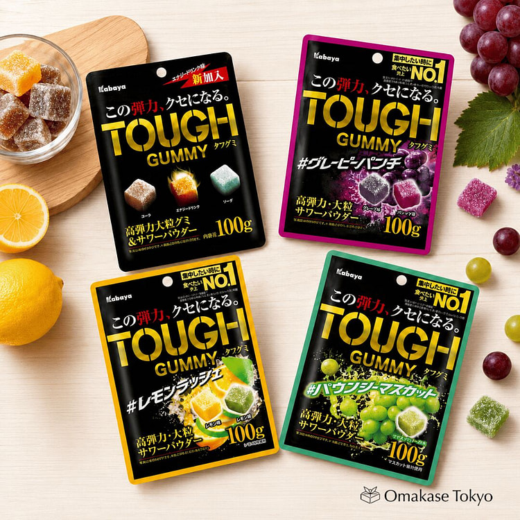 Kabaya 耐嚼软糖什锦装 4 包装
