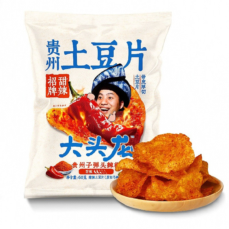 大头龙 招牌甜辣土豆片 60 克