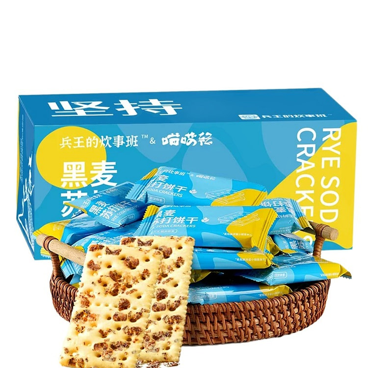 黑麦海盐苏打饼干500克1箱 500 克