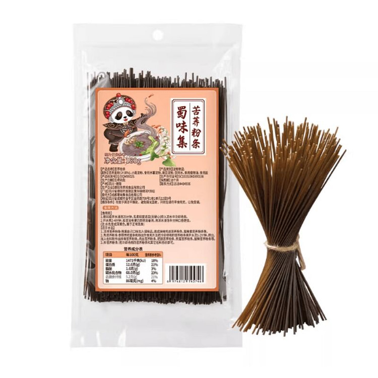 蜀味集   苦荞粉条粗粮   180g*1袋 180 克