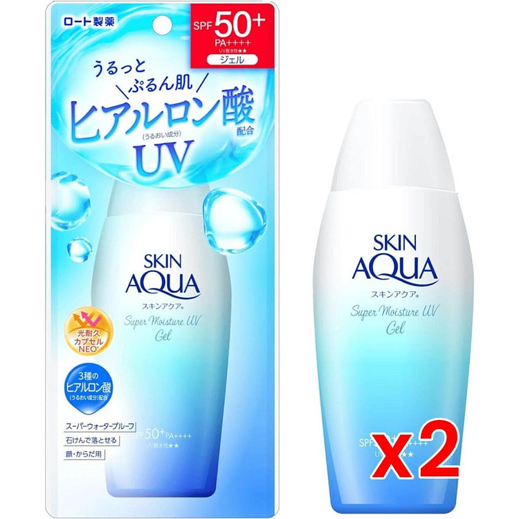 Rohto Skin Aqua Super Moisture Gel x2 110 g