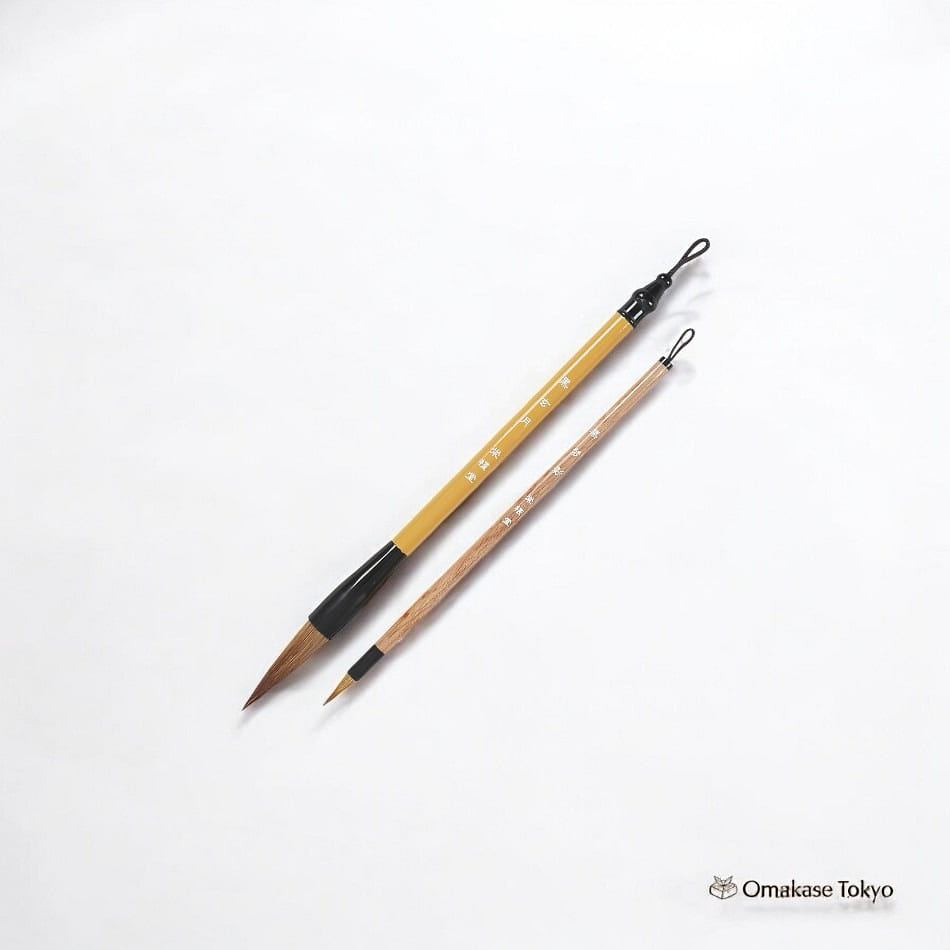 Eikintou Calligraphy Brush Set-Thick No.3 & Fine 160 g