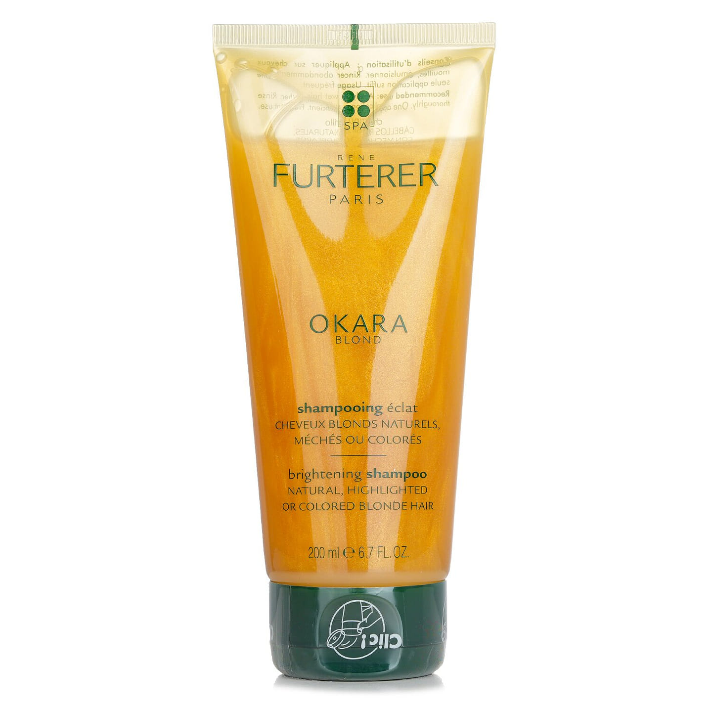 Rene Furterer Okara Blond Blonde Radiance Ritual Brightening Shampoo (Natural, Highlighted or Colored Blonde Hair) 200 ml