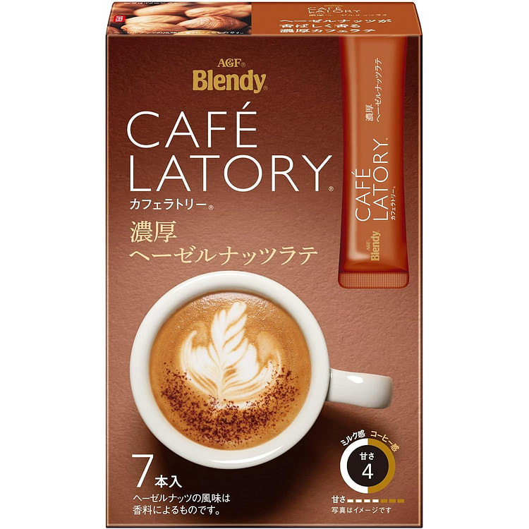 AGF Blendy 醇厚榛子拿铁 7枚入