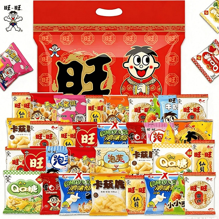 旺旺零食大礼包童年怀旧休闲内含18包260g*1袋 260 克