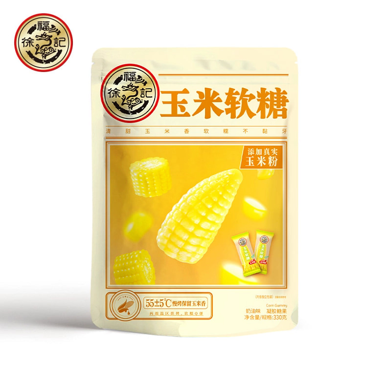 徐福记 玉米软糖 老式糖装独立小包装330g*1袋