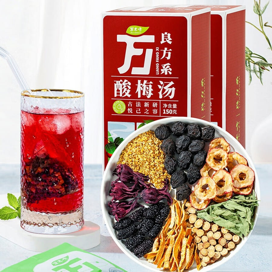Old Beijing Authentic Sour Plum Soup Raw Material Pack 15 packs 150 g