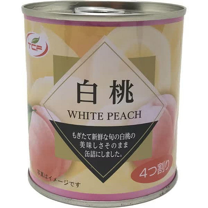 Tencho Foods White Peach No. 5 (EO Can) 312g 1 each