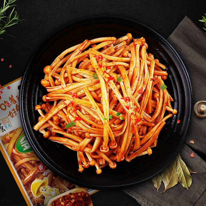 Golden continent spicy enoki mushroom 60 グラム