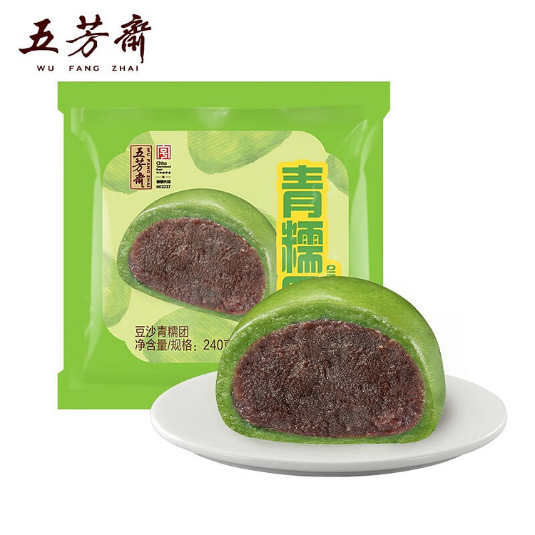 Wufangzhai Qingming Dousha Qingtuan 60g * 4 pieces