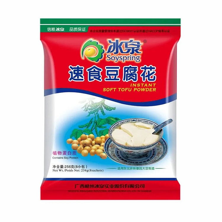 冰泉速食豆腐花非转基因自制营养早餐甜豆花冲饮甜豆腐花