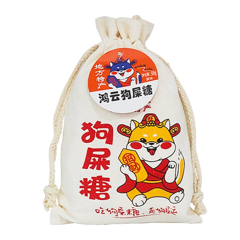Sichuan Chengdu dog shit sugar peanut 308g*1 bag 308 g
