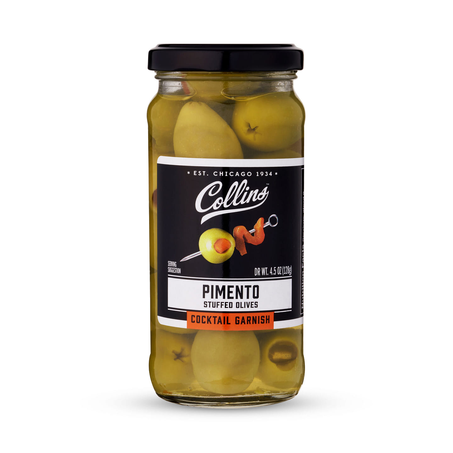 4.5 oz. Pimento Cocktail Olives 1 份
