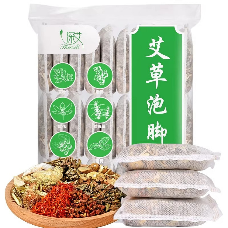 Deep Mugwort foot Bath medicine Pack 20g*30 packs