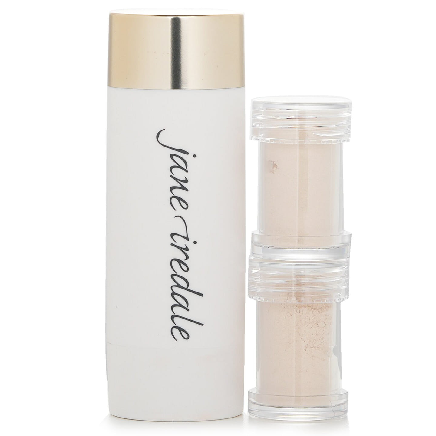 Jane Iredale Powder Me Refillable Brush (1x Brush, 2x Refills) – Translucent 2×2.5g/0.09oz 2 g