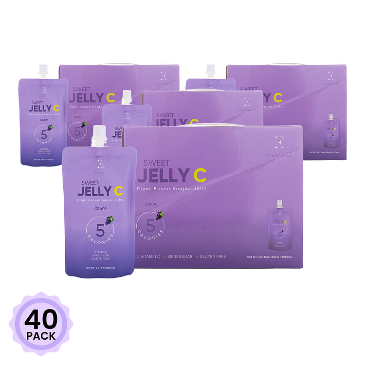 Everydaze Sweet Jelly C 葡萄味魔芋果冻 150 毫升*40 包