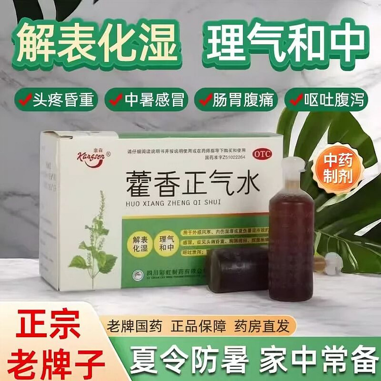 康森藿香正气水10ml*10支 x 1盒