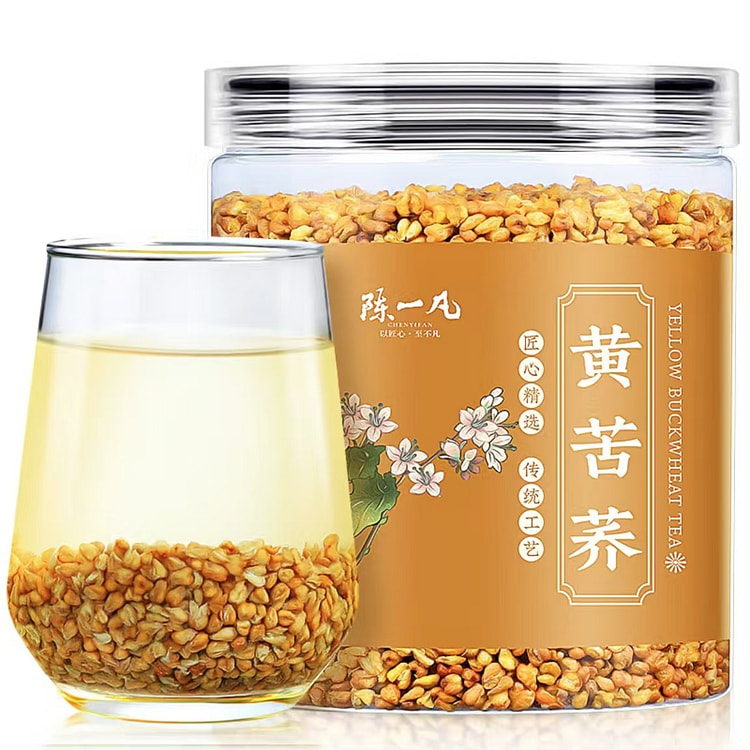 陈一凡 黄苦荞茶 全胚芽全颗粒荞麦养生茶