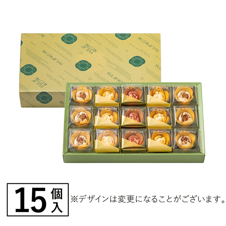 TULIP ROSE草莓芝士郁金香曲奇15枚 1 盒
