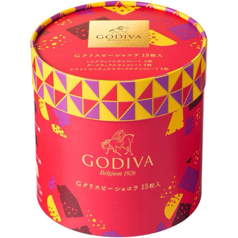 GODIVA G Crispy Chocolate 15pc (Xmas Ltd.) 1 each