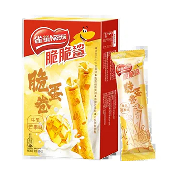 雀巢 脆脆鲨 牛乳芒果味 蛋卷
