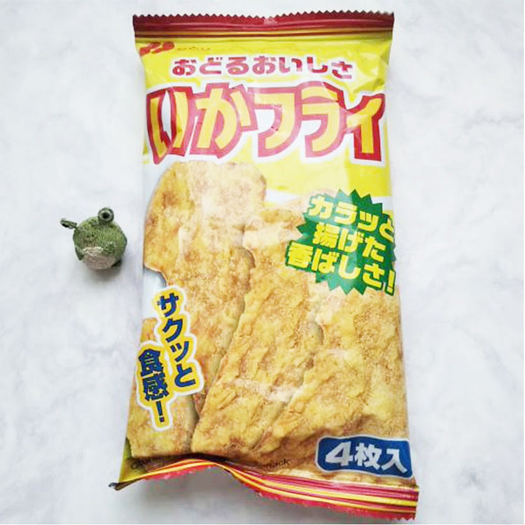 natori 纳多利 炸鱿鱼脆片 原味 4枚装/