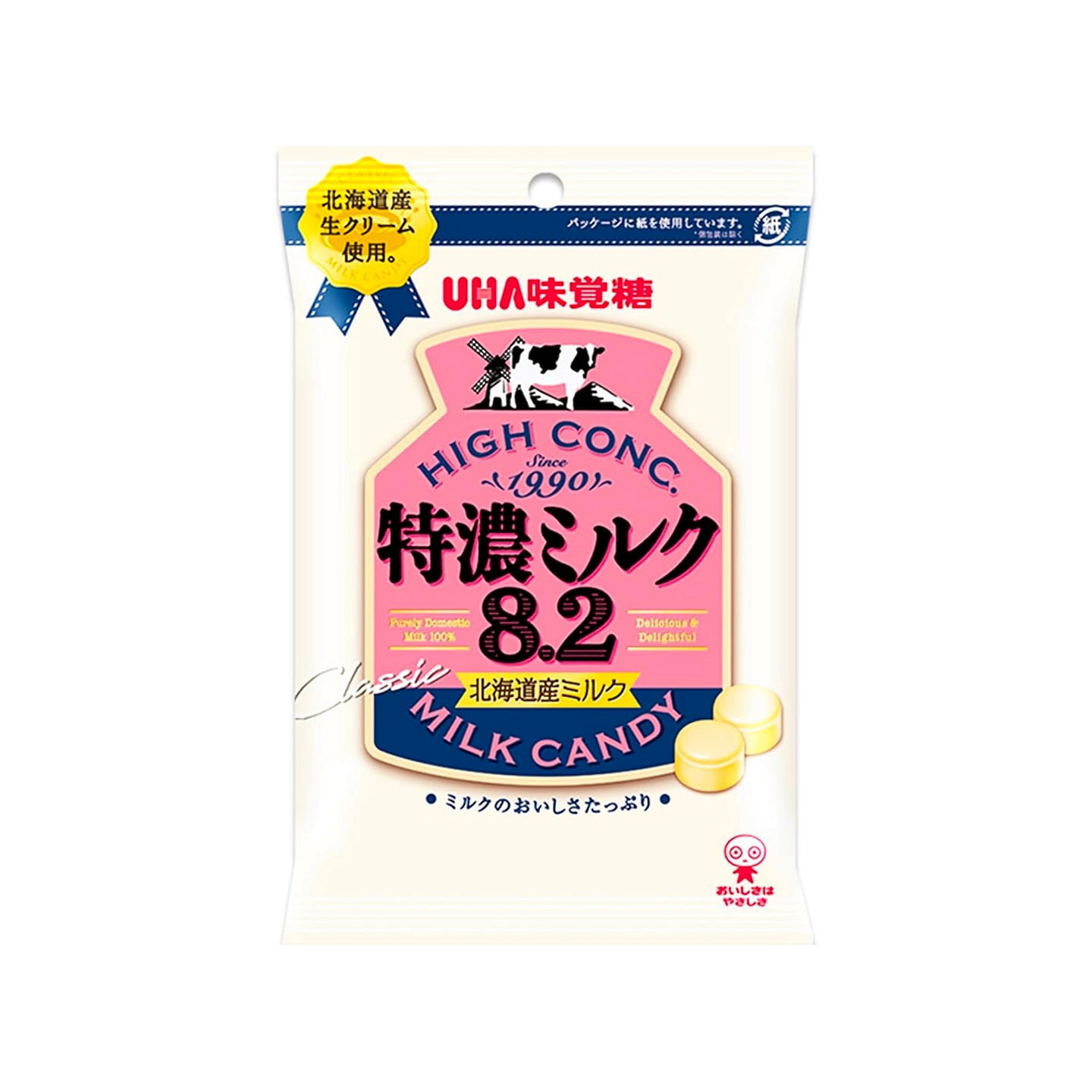 Japan Hard Candy Premium Milk Sweet Cream UHA 88g 1 each