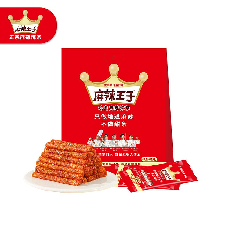 麻辣王子 辣条很麻很辣 正宗麻辣味休闲零食 418 克