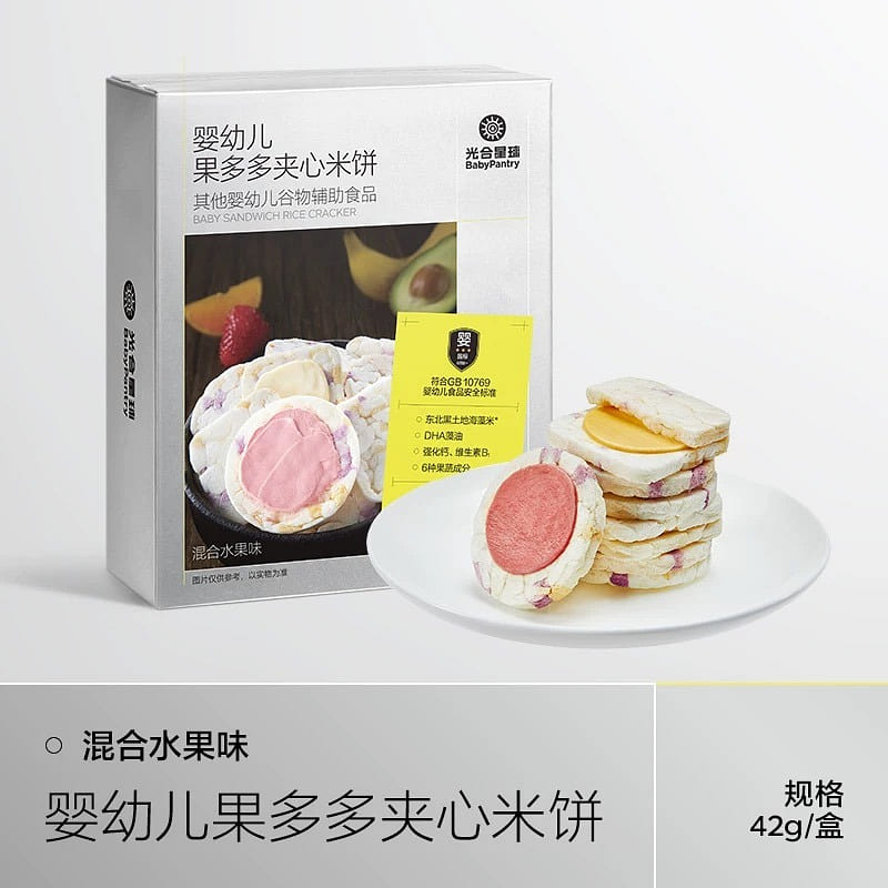 Fruit sandwich rice cake 42 g