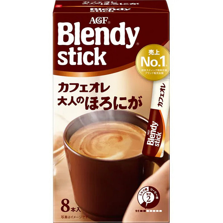 Blendy 牛奶咖啡苦乐参半 8 支装 1 份