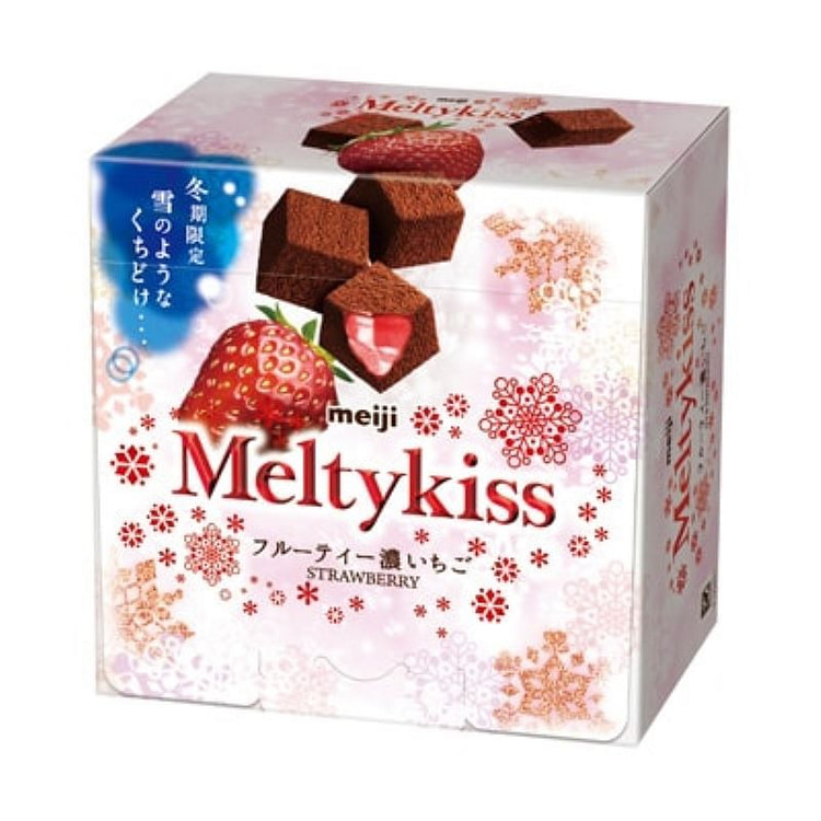 Meiji Meltykiss Fruity Rich Strawberry 53g Winter Limited Edition