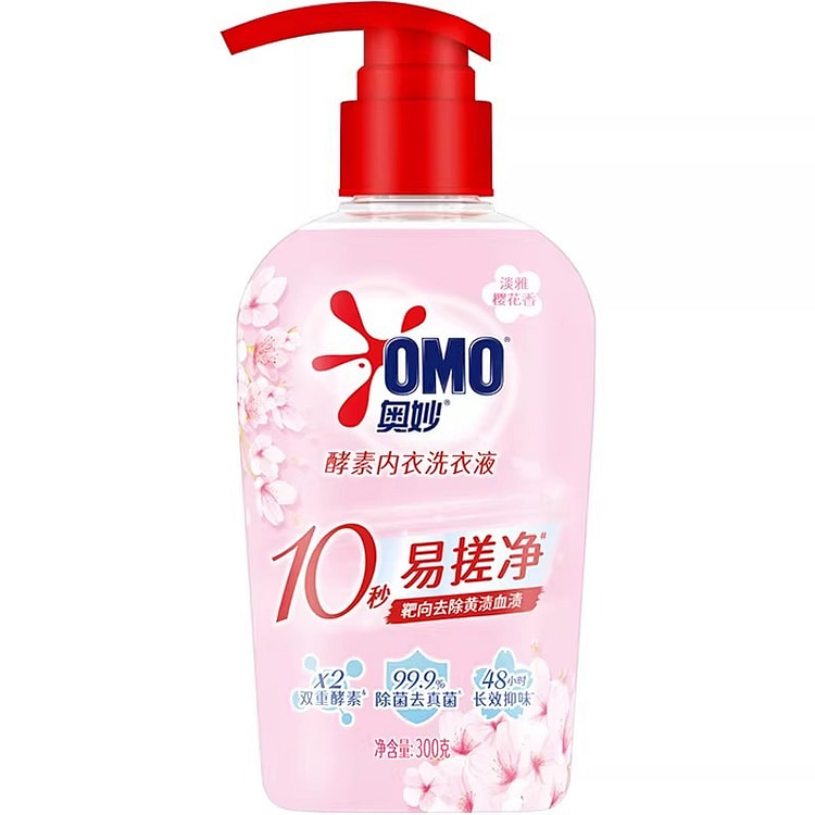 奥妙樱花 内衣内裤清洗液杀菌抑菌除螨300g/瓶 300 克