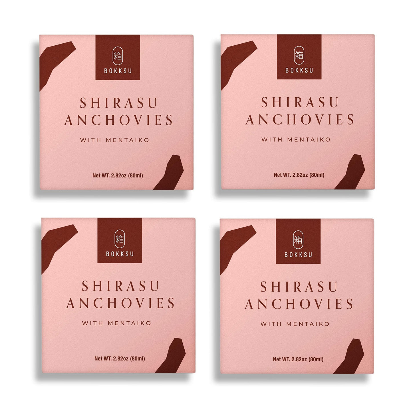 Tinned Shirasu Anchovies with Cod Roe (4-Pack) 1 each