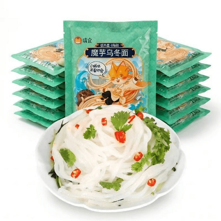 Qingyi Zero Fat Konjac Udon Noodles 220 g