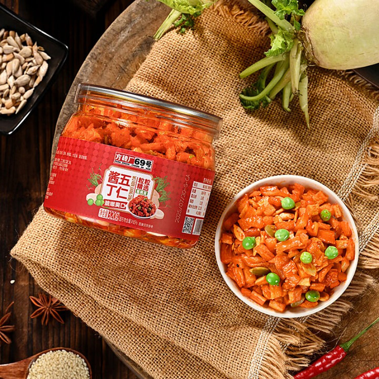 方砖厂69号五仁酱丁 320g*1 罐 320 克