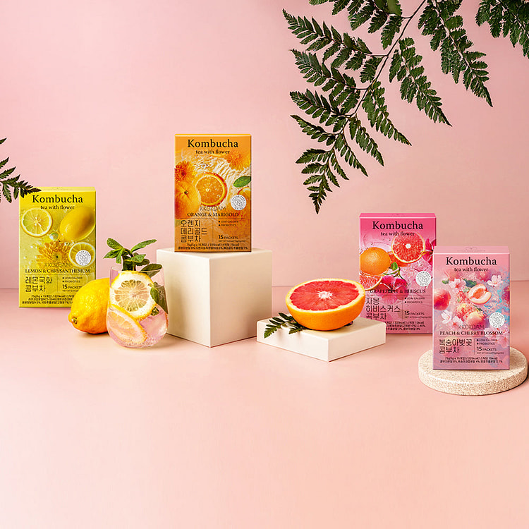 花康普茶4盒装·4口味(15包) 1 份