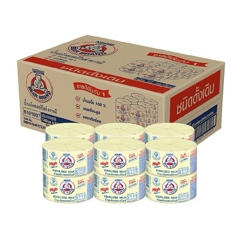 NESTLE STERILIZED MILK 1 CARTON 8 PACK 96 缶