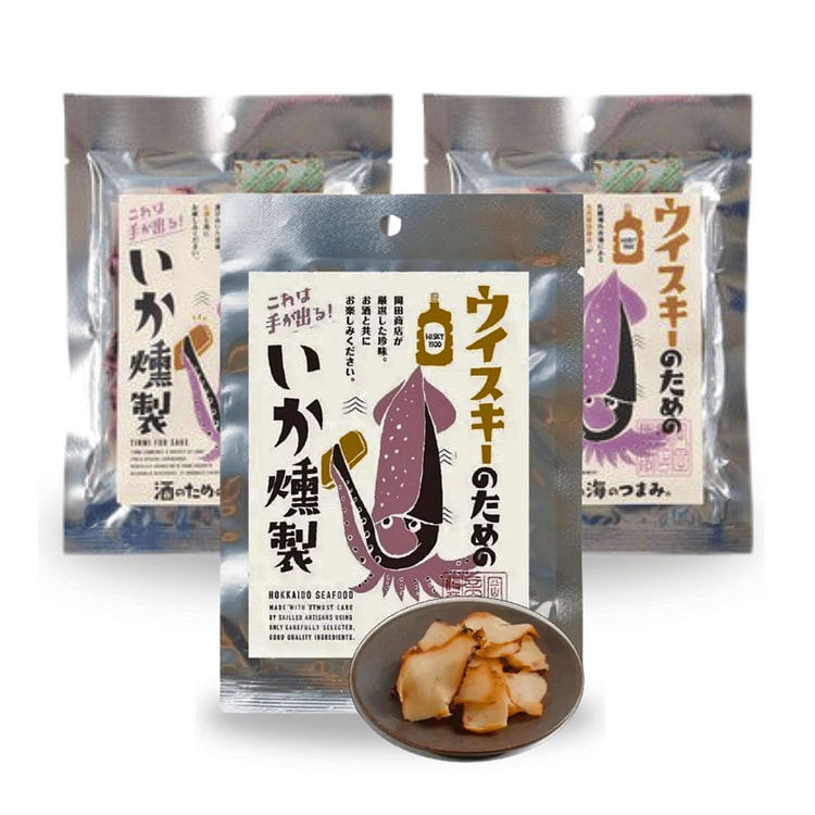 烟熏鱿鱼配威士忌（鱿鱼君子），3 包 20 克