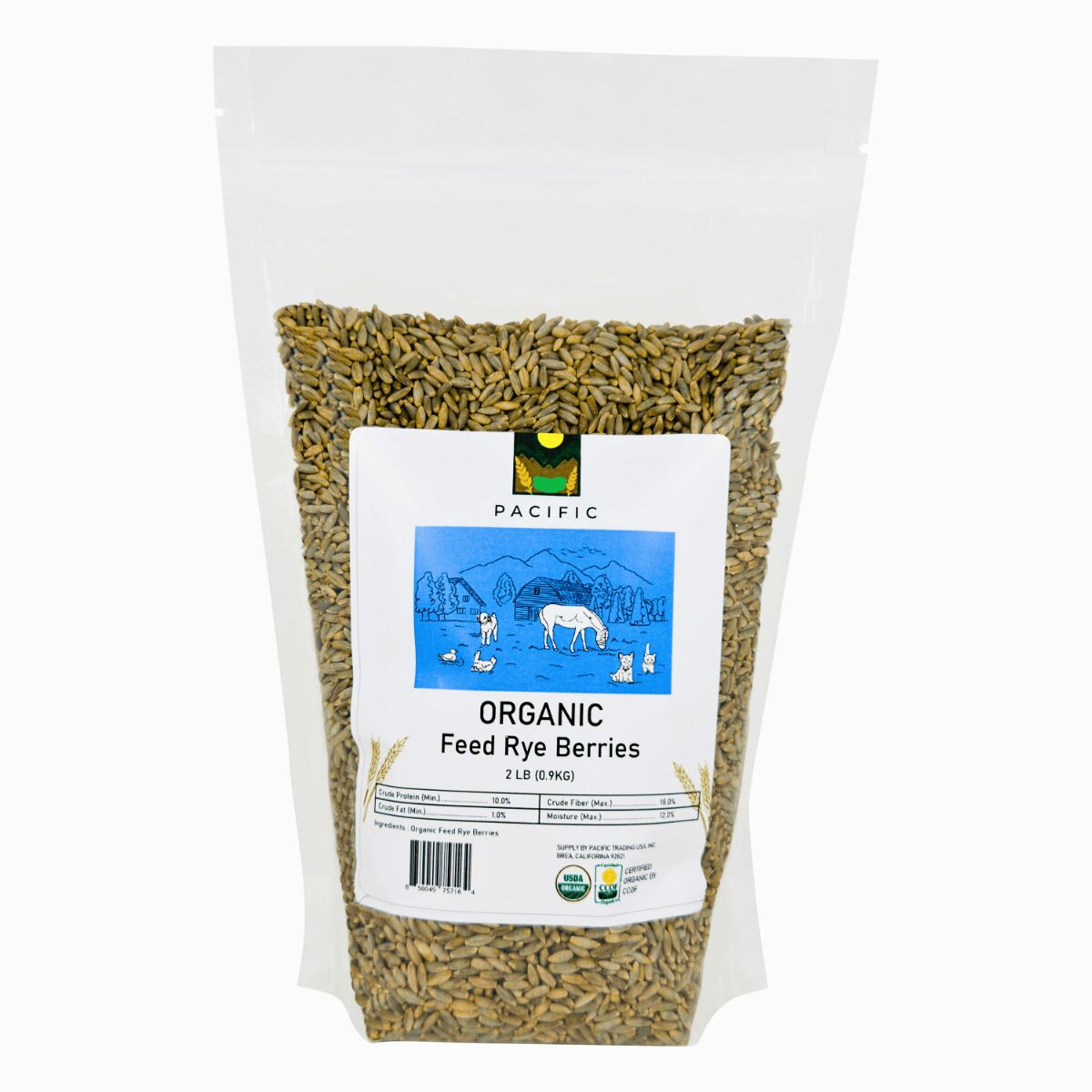 Option C Rye Get PACIFIC Pet Food Organic Rye Berries (2lb Pack) Delivered | Weee ...