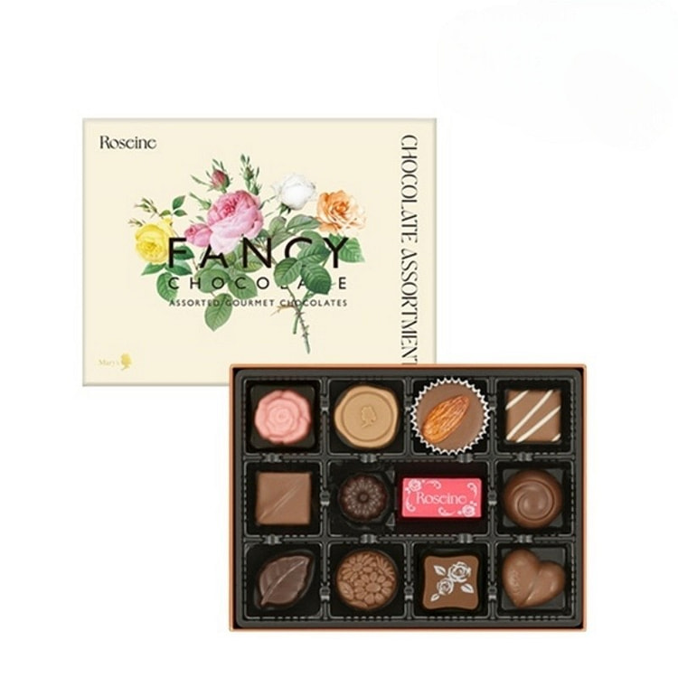 Valentine's Day Flower Gift Box Chocolate 12pcs