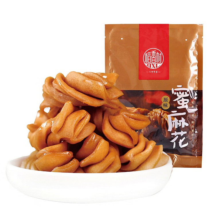 北京稻香村 蜜麻花（原味）260g 特色糕点 休闲点心 零食饼干麻花