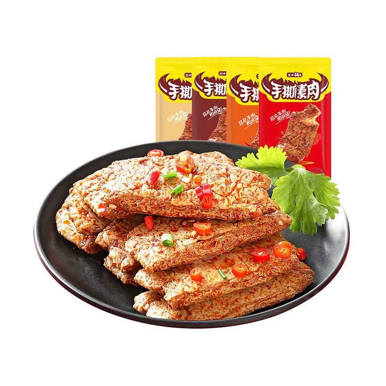 盐津铺子 手撕素肉（豆腐干）混合口味30包