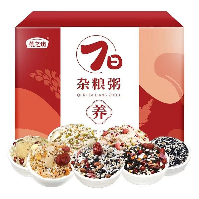 Yanzhifang 7-Day Mixed Grain Porridge, 50gx7 Bags 350 g