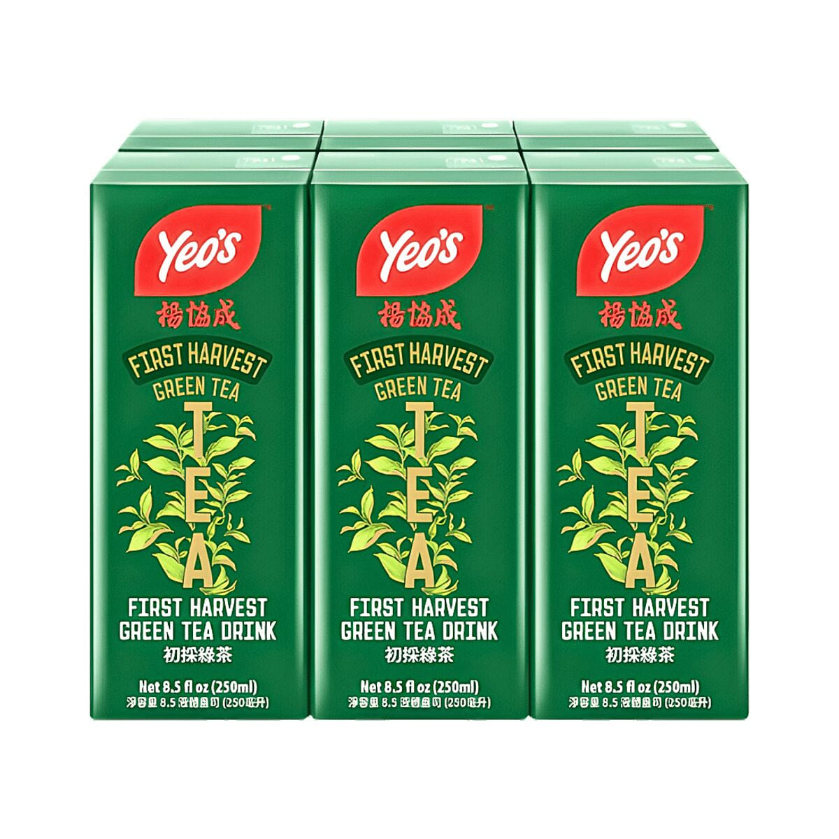 [YEOS] First Harvest Green Tea – 8.5oz(6 Pack) 1 each
