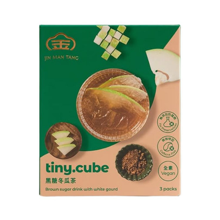 台湾【金满堂】粉砖黑糖砖-黑糖冬瓜茶 23gx3