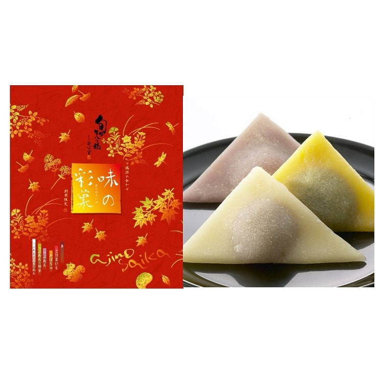 Yatsuhashi "Aji no Saika" Assorted Flavors 18 Pcs 1 box